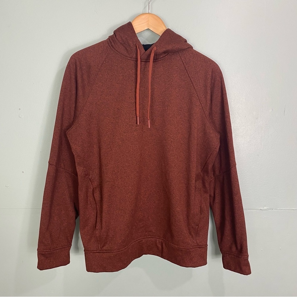 Lululemon City Sweat Hoodie Pullover Thermo Heathered Dark Terracotta Sz M